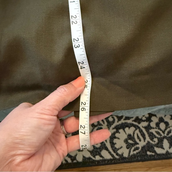 Vintage Weathervane Olive Green Women's Skirt Size 14 Made in USA - Picture 10 of 10